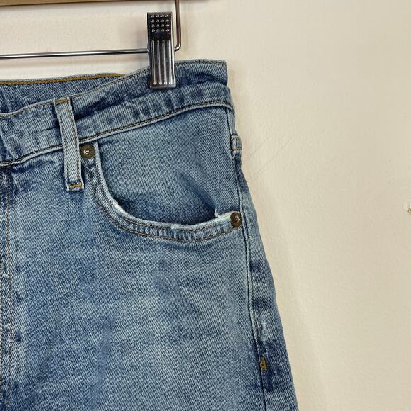 Agolde Nico Slim High Rise Ankle Distressed Stretch Jeans Womens 28 - Picture 5 of 16